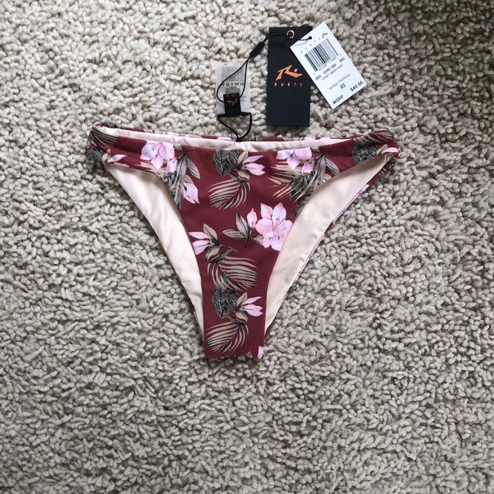 Women’s Rusty Sienna Tropical bikini bottom XS